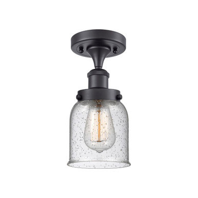 Bell 1 Light Semi Flush Mount 11 Inch Tall and 5 Inch Wide by Innovations - 916-1C-G5