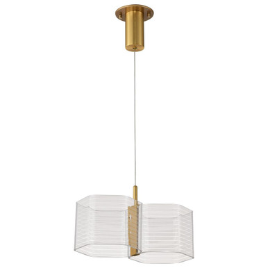 Kenzo 12W 2 LED Mini Pendant 8.13 Inch Tall and 7.63 Inch Wide by Nuvo - 62/2406