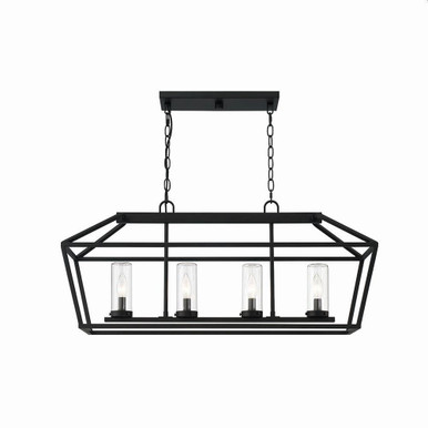 Bastille 4 Light Outdoor Small Pendant 14.75 Inch Tall by Eurofase - 42740-018