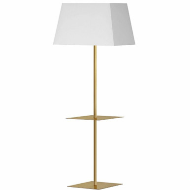 Gretchen 1 Light Floor Lamp 62.75 by 26 Inches by Dainolite - GTC-S641F-WH