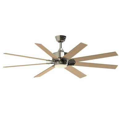 Levon Custom 8 Blade Ceiling Fan with Light Kit 64 Inch Wide by Fanimation - FPD7912-64