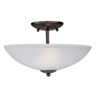 Logan 2 Light 13 Inch Wide Semi Flush Mount by Maxim - 10042