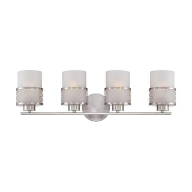 Fusion 4 Light Vanity Light by Nuvo - 60/4684