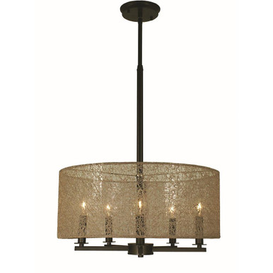 Chloe 5 Light Small Chandelier by Framburg - 1217
