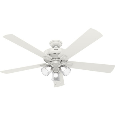 Crestfield 5 Blade Ceiling Fan with Light Kit 60 Inches Wide by Hunter Fans - 51097