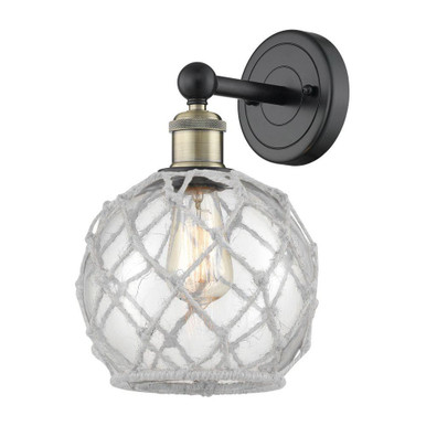 Farmhouse Rope 1 Light Wall Sconce 12.25 Inch X 8 Inch by Innovations - 616-1W-G12-8R