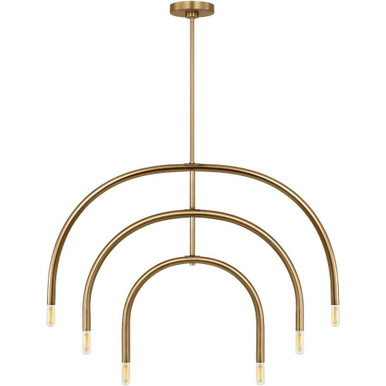 Hadden 6 Light Oversized Chandelier by Visual Comfort Studio - DJC1126