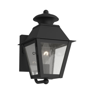 Mansfield One Light Outdoor Wall Lantern 9.25 Inch Wide by Livex - 2160-04