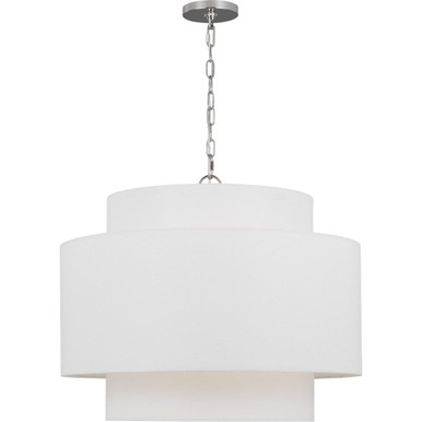 Kate Spade New York 3 Light Steel Large Pendant by Visual Comfort Studio - KSP1043
