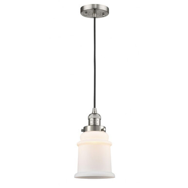Canton 1 Light Cord Hung Mini Pendant by Innovations - 201C-G18