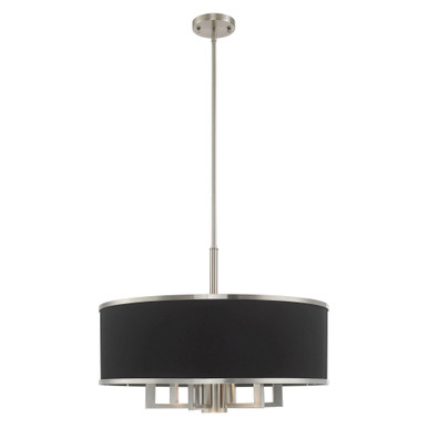 Park Ridge 7 Light Pendant 24 x 20.25 Inches by Livex - 60406-91