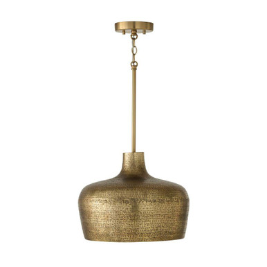 Myriah 1 Light Pendant 11.5 Inch Tall and 15 Inch Wide by Capital - 360311THB