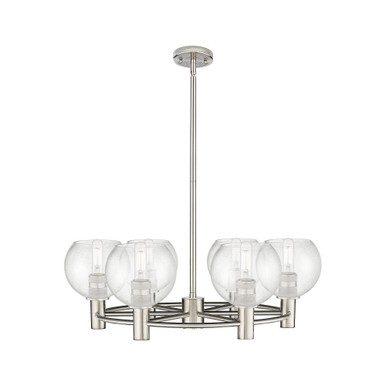 Crown Point 6 Light Stem Chandelier 8.28 Inch X 26 Inch Wide by Innovations - 434-6CR-G12-6_P