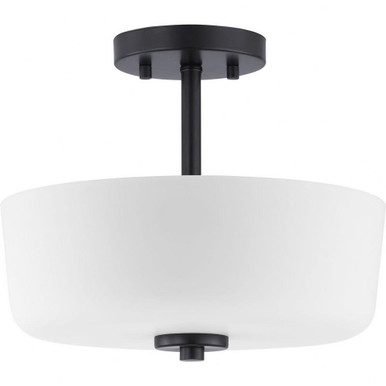 Tobin 2 Light 12.25 Inch Wide Semi Flush Mount by Progress - P350137