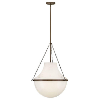 Collins 12W 1 LED Pendant 27.75 Inch Tall and 20 Inch Wide by Hinkley - 46894HZ