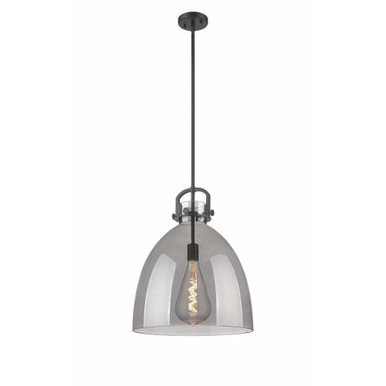 Newton Bell 1 Light Stem Pendant 19.63 Inch and 16 Inch Wide by Innovations - 410-1SL-G412-16