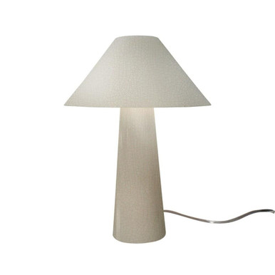 Portable 2 Light Tall Table Lamp 21.5 x 15 Inches by JD CER-2555-CKC - CER-2555-CKC