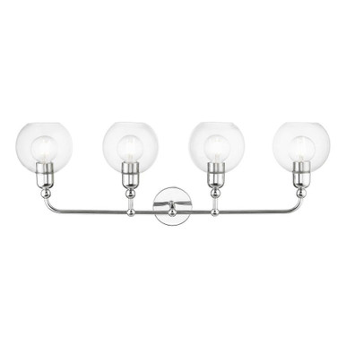 Downtown 4 Light Vanity Light by Livex - 16975