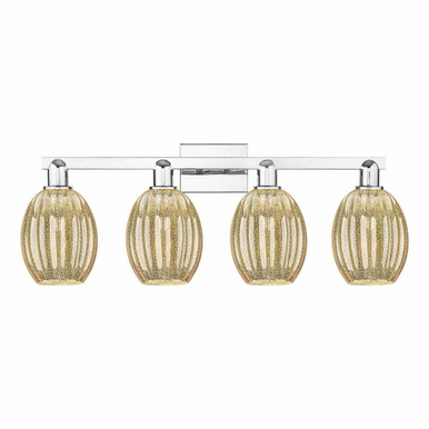 Preston 4 Light Bath Vanity 12.5 Inch Tall and 36 Inch Wide by Innovations - 716-4W-G459-6