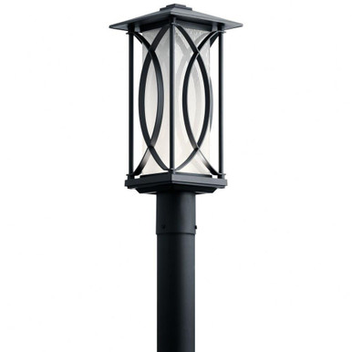 Ashbern 7.5W 1 Led Outdoor Post Mount 19 x 7.75 Inch by Kichler - 49976BKTLED