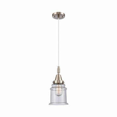 Canton 1 Light Cord Hung Mini Pendant 11.13 Inch Tall by Innovations - 447-1P-G18