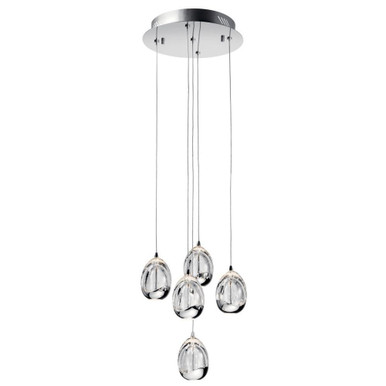 Lavinia 5 LED Light Medium Pendant by Elan - 83380