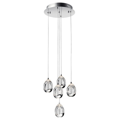 Lavinia 5 LED Light Medium Pendant by Elan - 83380