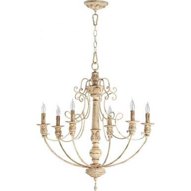 Salento 6 Light Large Chandelier by Quorum 6106-6 - 6106-6