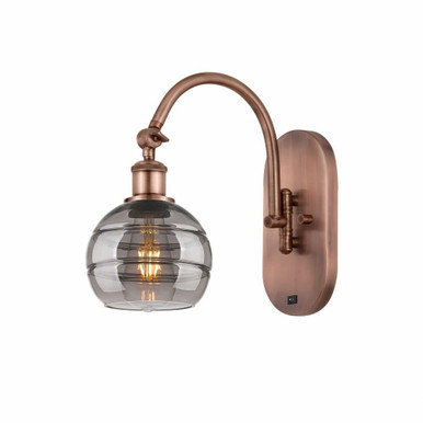 Rochester 1 Light Arm Swivels Wall Sconce 12.44 Inch Length by Innovations - 518-1W-G556-6