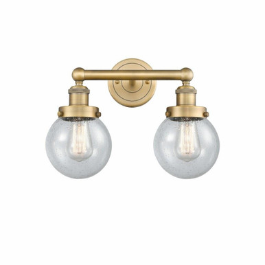 Beacon 2 Light Vanity Light 15.5 Inch Wide by Innovations - 616-2W-BE