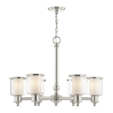 Middlebush 6 Light Large Chandelier by Livex - 40206
