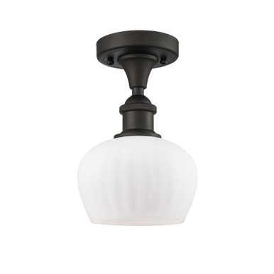 Fenton 1 Light Semi Flush Mount 8.75 Inch and 6.5 Inch Wide by Innovations - 516-1C-G9