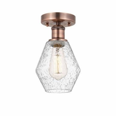 Cindyrella 1 Light 6 Inch Wide Semi Flush Mount by Innovations - 616-1F-G65-6