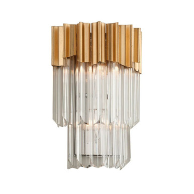 Charisma 2 Light Wall Sconce by Corbett - 220-12-GL/SS
