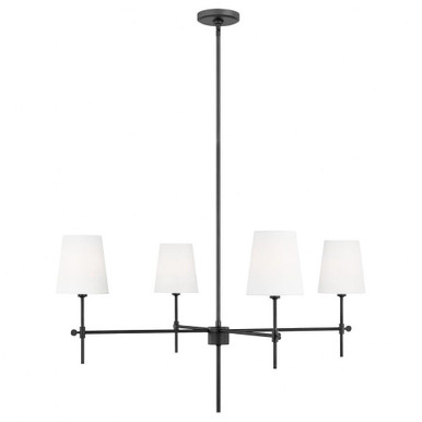 Baker 4 Light Oversized Chandelier by Visual Comfort Studio - 3287204