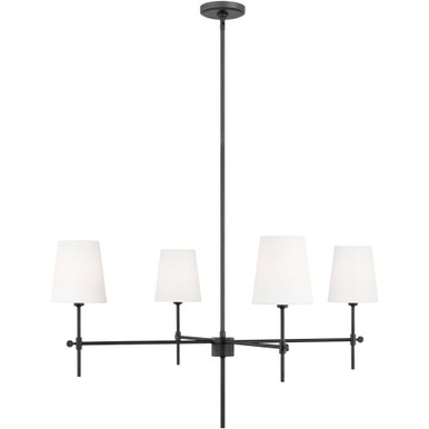 Baker 4 Light Oversized Chandelier by Visual Comfort Studio - 3287204