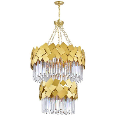 Panache 10 Light Medium Chandelier by CWI - 1100P24-10-169
