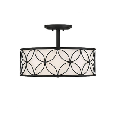 Reid 4 Light 20 Inch Wide Semi Flush Mount by Savoy House - 6-1953-4