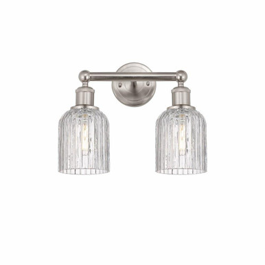 Bridal Veil 2 Light Vanity Light 14 Inch Wide by Innovations - 616-2W-G559-5