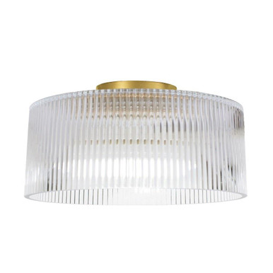Nadine 60W 1 LED Flush Mount 6.25 Inch Tall X 11.75 Inch Wide by Dainolite - NAD-123FH