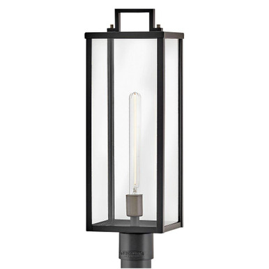 Catalina 5W 1 LED Large Outdoor Post Lantern 24 x 7.5 Inches by Hinkley - 23011BK