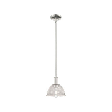Arietta 1 Light Stem Hung Mini Pendant 8.63 Inch Tall by Innovations - 716-1S-G422
