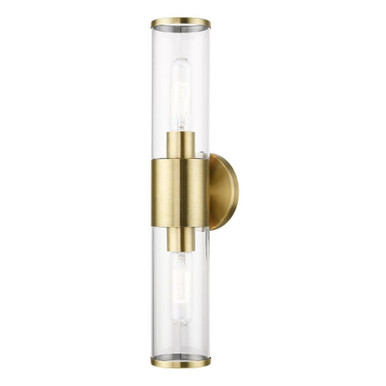Bancroft 2 Light ADA Vanity Light 18.50 Inch Tall by Livex - 17282