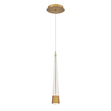 Quill 8W 1 LED Light Mini Pendant by Dweled - PD-59416