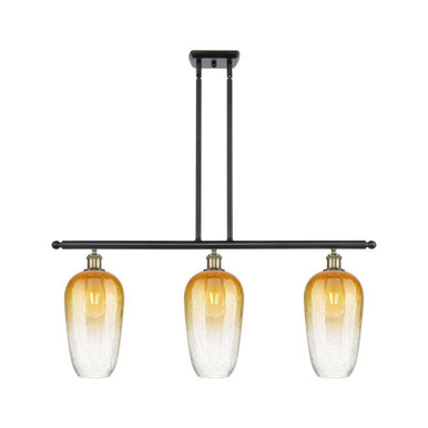 Brookhaven Flute 3 Light Stem Hung Island 16 Inch X 36 Inch by Innovations - 516-3I-G484-7
