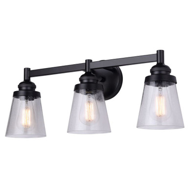 Declan 3 Light Vanity Light by Canarm - IVL1097A03BK
