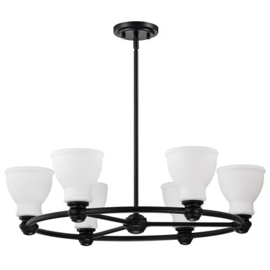 Russel 6 Light Large Chandelier by Nuvo - 60/8027