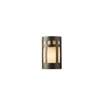 Ambiance Small ADA Prairie Window Open Top Wall Sconce by Justice Design - CER-5345