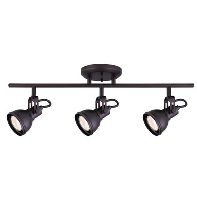 Polo  3 Light Track Light 8.5 In Tall and 22.5 In Wide by Canarm Inc - IT622A03ORB10