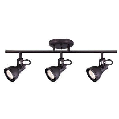 Polo  3 Light Track Light 8.5 In Tall and 22.5 In Wide by Canarm Inc - IT622A03ORB10